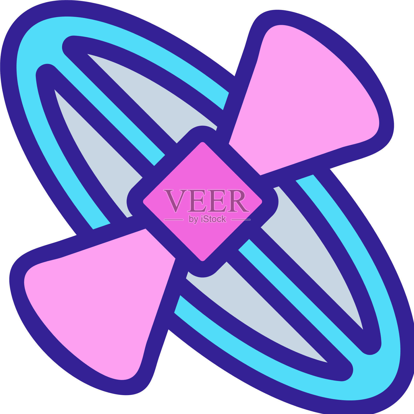 Zakladka clothi图标轮廓设计元素图片