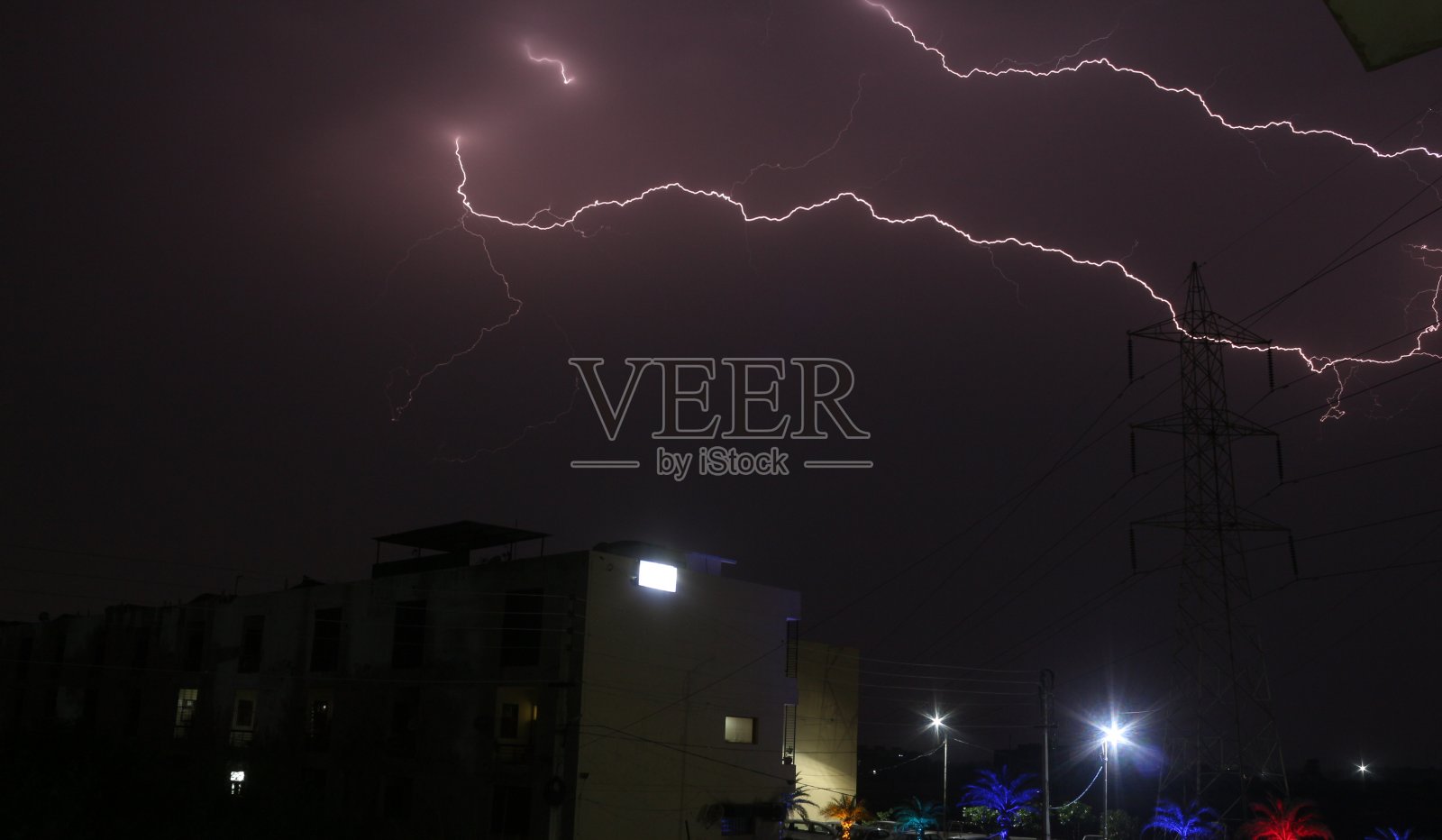 闪电照片摄影图片