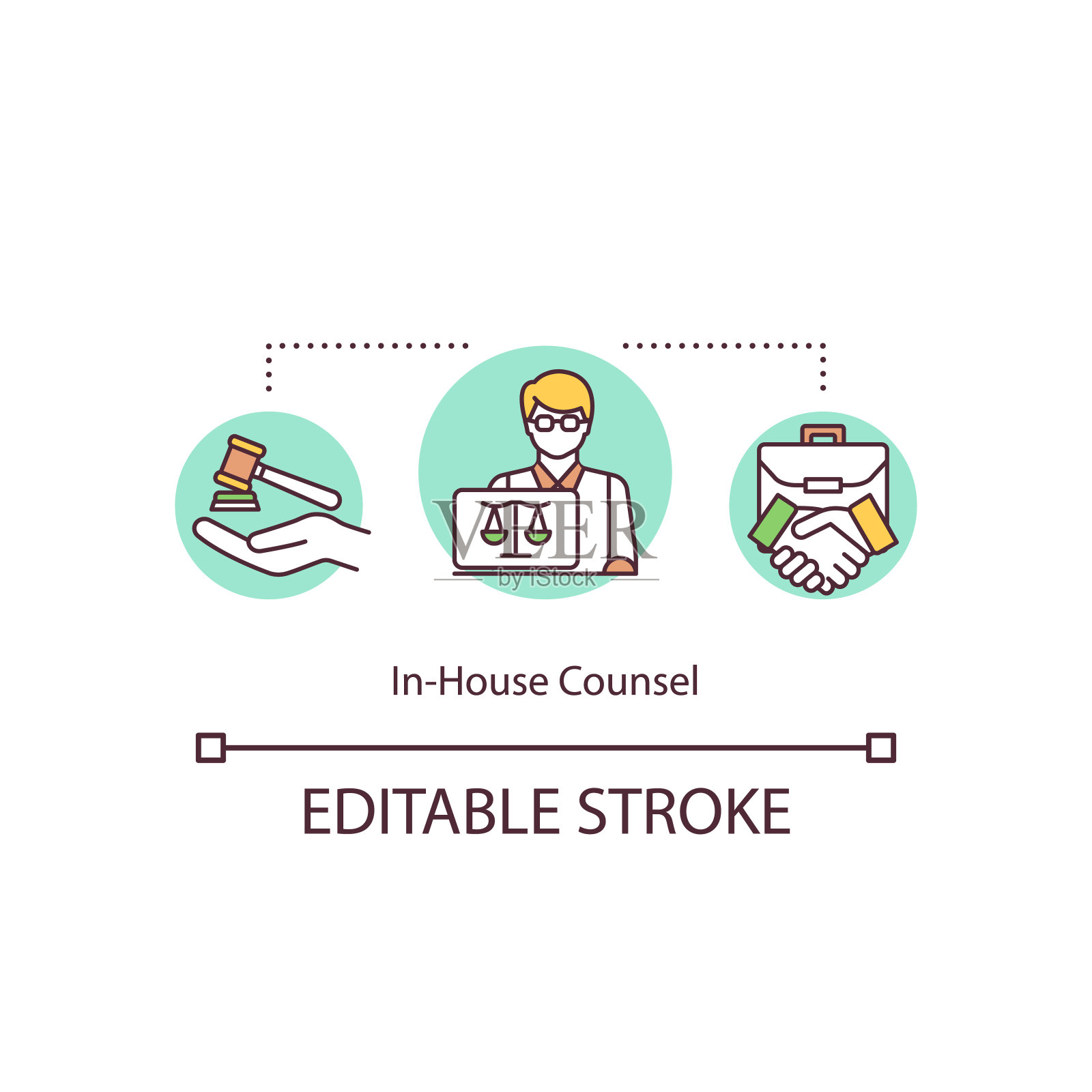 在内务顾问概念图标插画图片素材