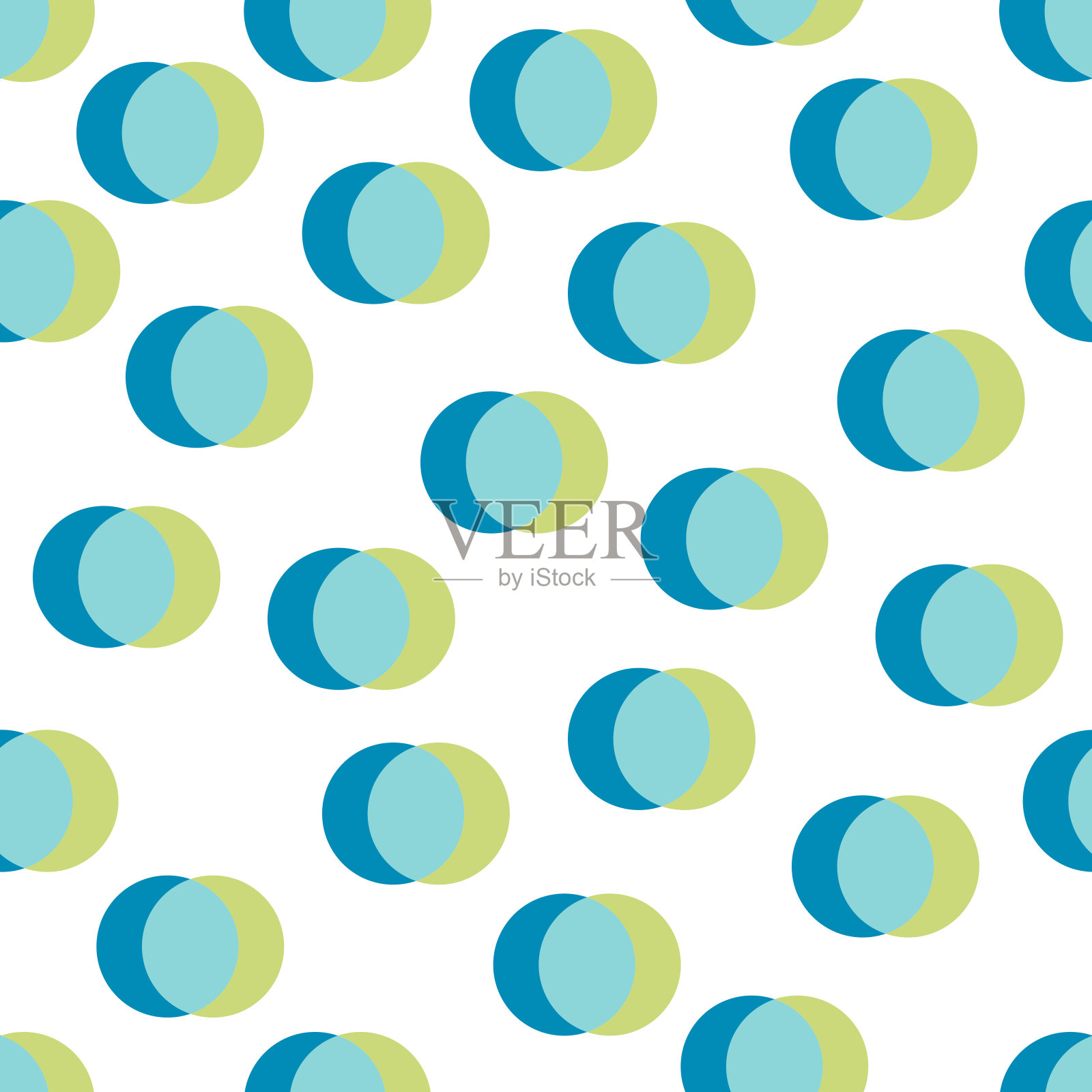 圆点的背景。插画图片素材