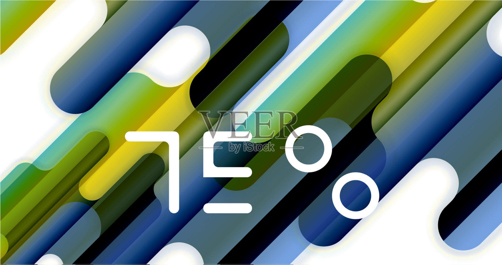 抽象液体线几何背景插画图片素材