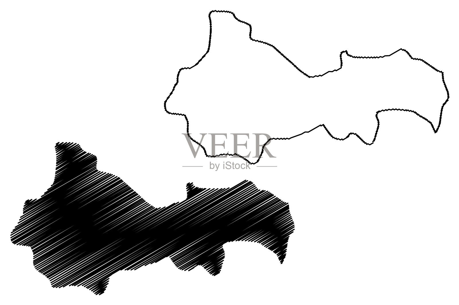 马其顿北部克拉托沃市设计元素图片