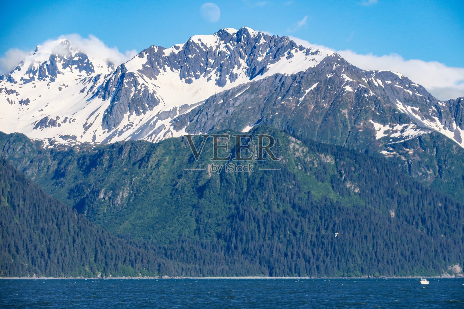 阿拉斯加峡湾照片摄影图片