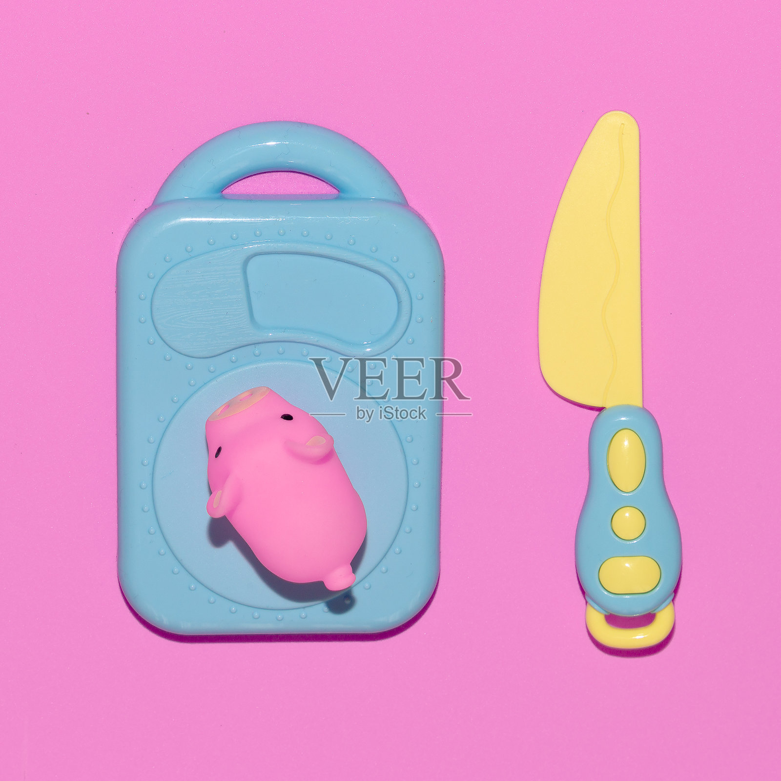 小猪不是你的食物。素食概念艺术照片摄影图片