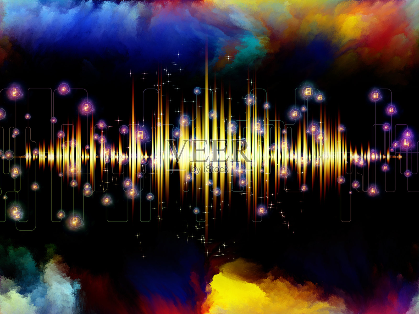 云通讯插画图片素材