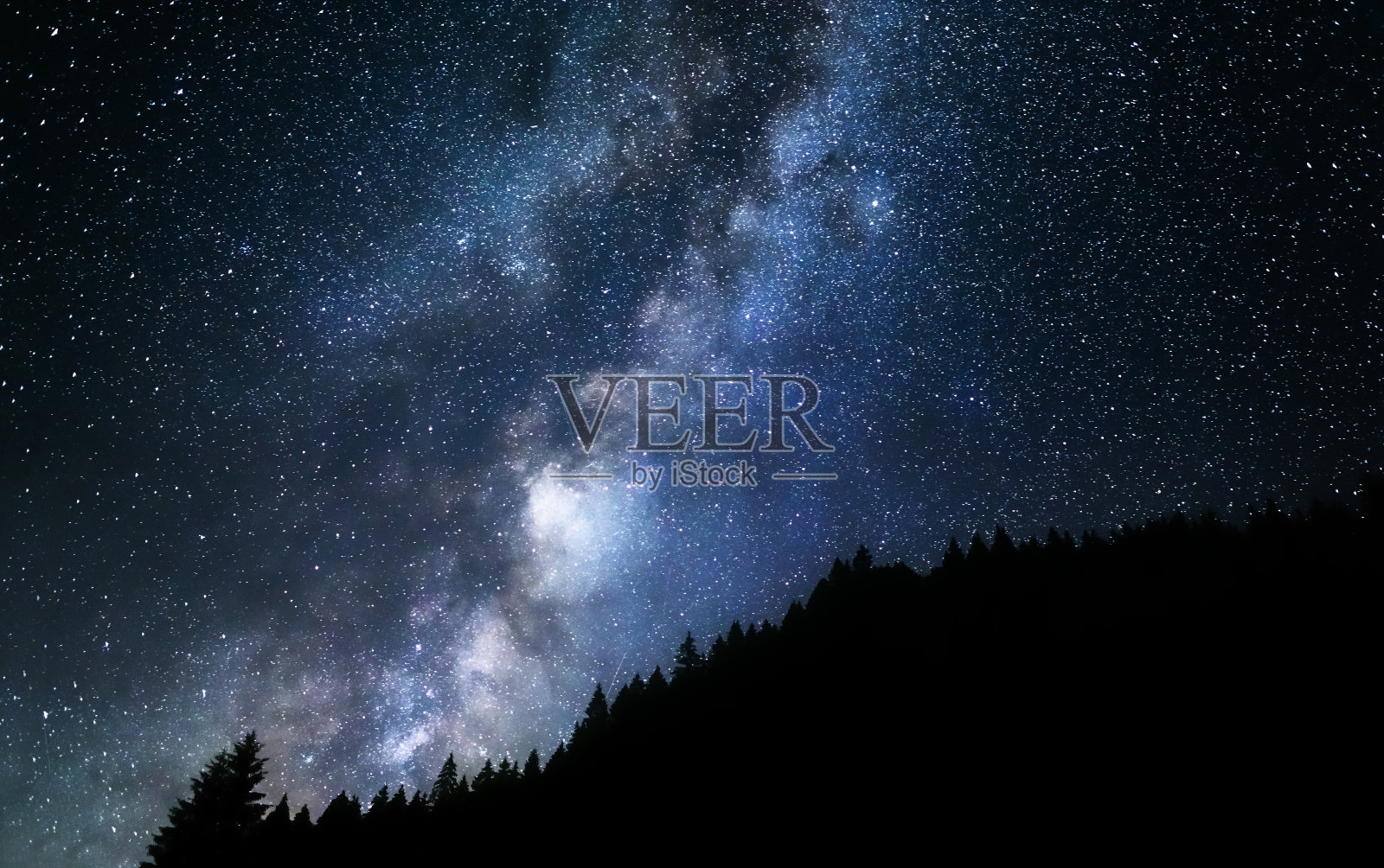 银河系。照片摄影图片