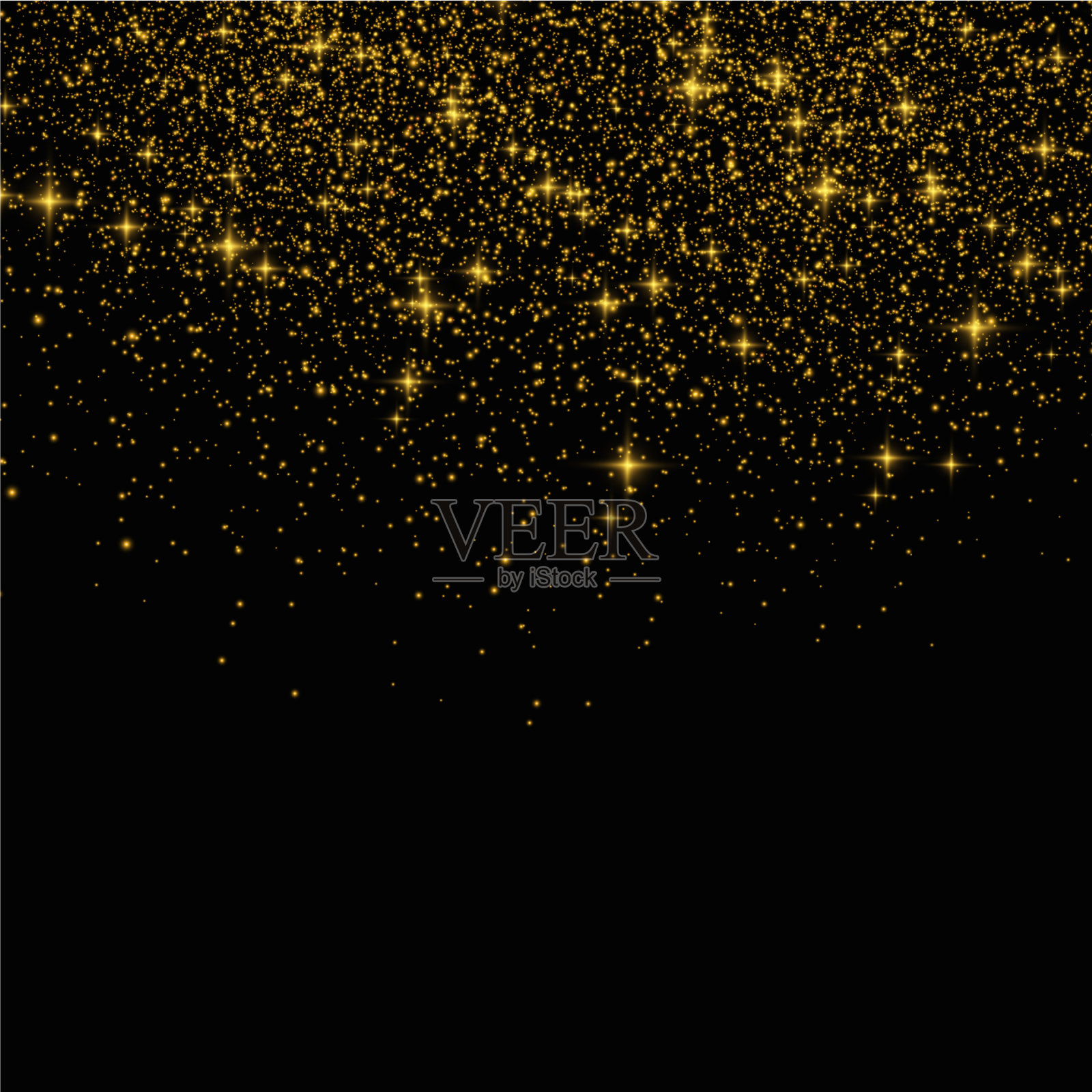 黄色的尘土光插画图片素材