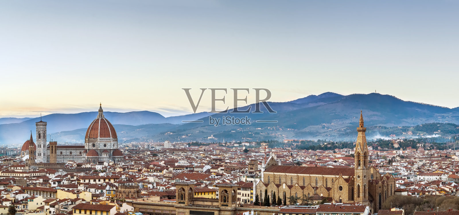 意大利佛罗伦萨全景照片摄影图片
