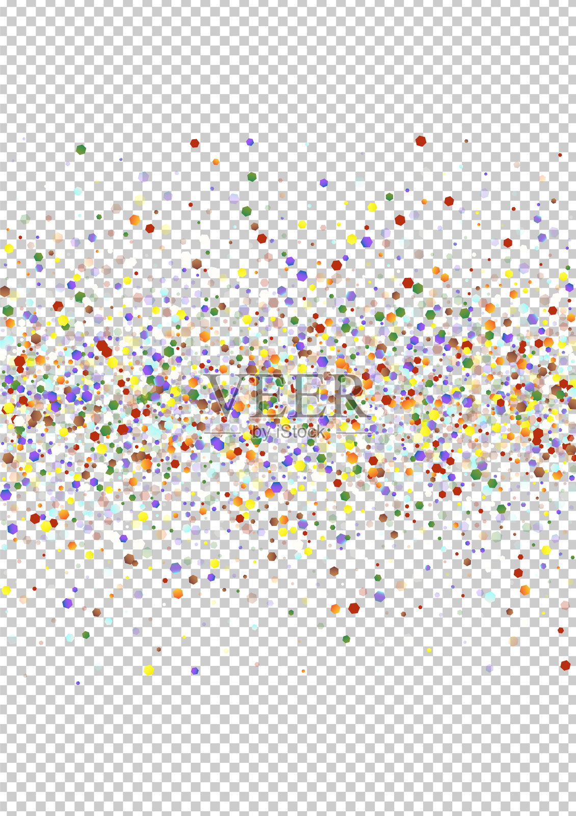 彩虹邀请溅明信片绿色插画图片素材