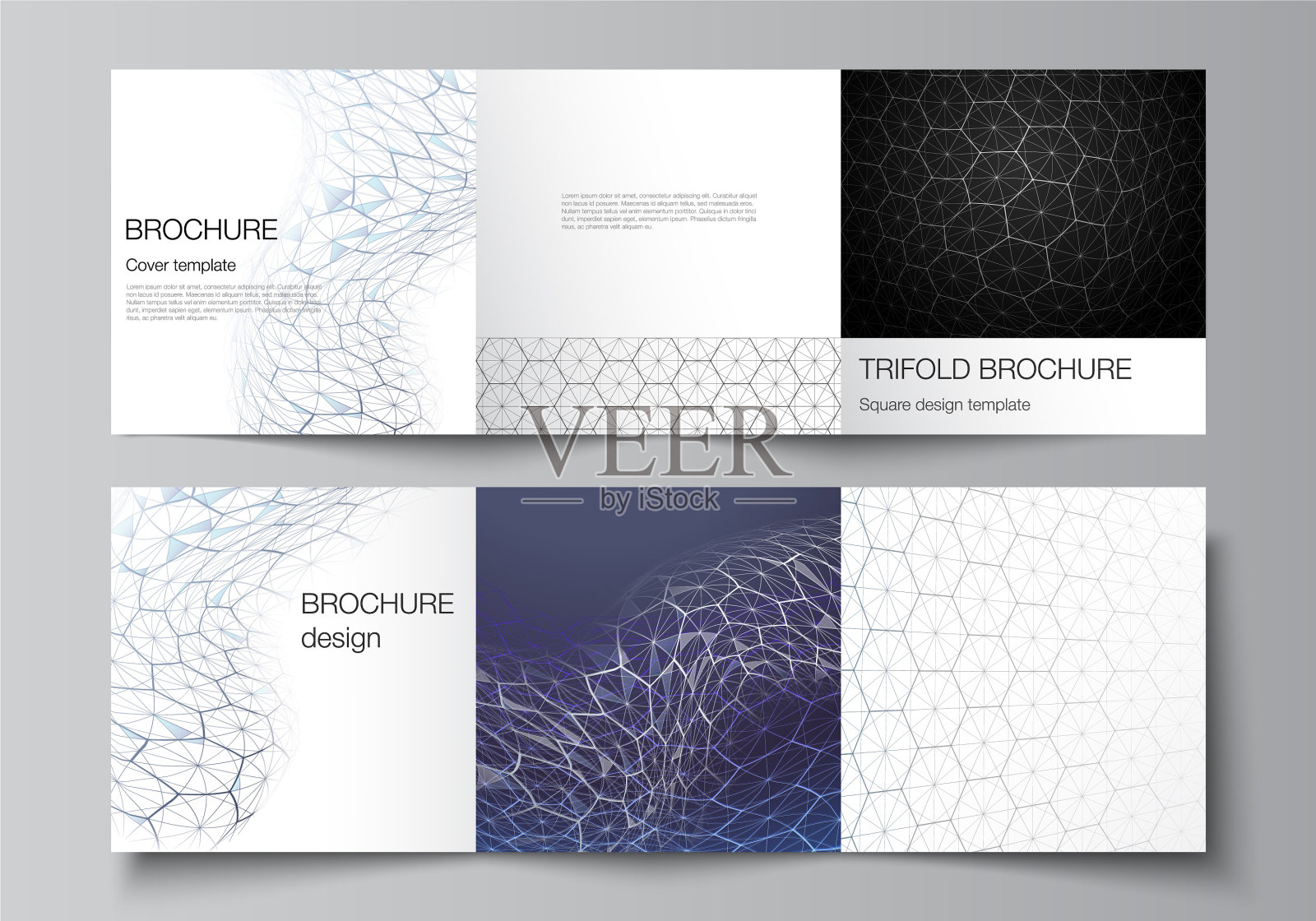 版面方形格式封面设计设计模板素材