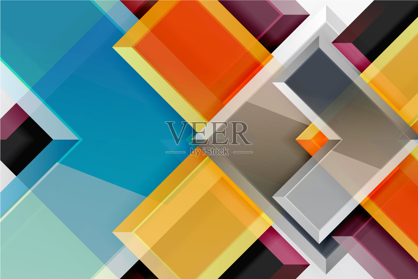 金属箭头形状的背景抽象几何插画图片素材