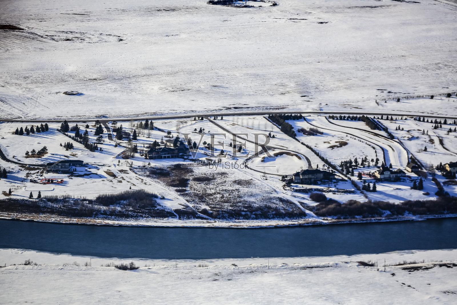 大教堂悬崖地区北部的萨斯卡通照片摄影图片