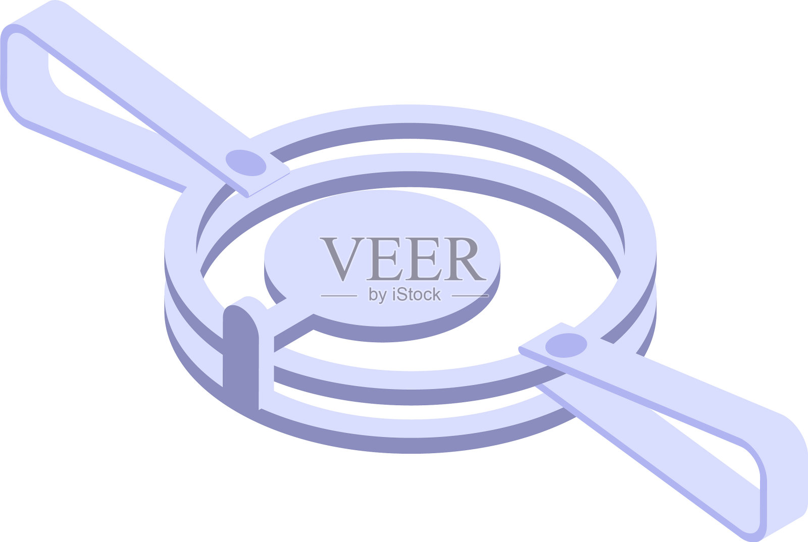 陷阱图标等距样式插画图片素材