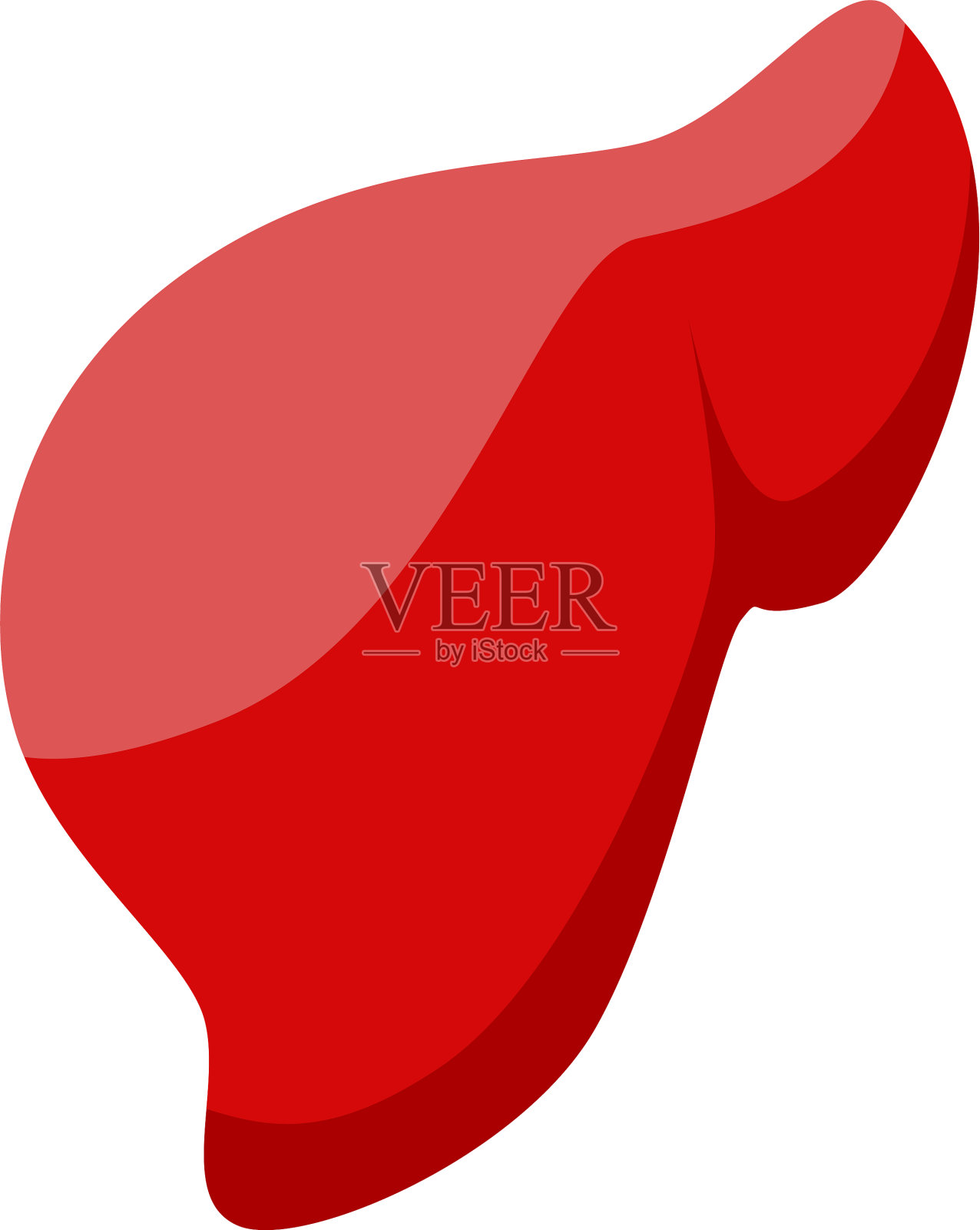 捐赠器官脾图标等长样式插画图片素材