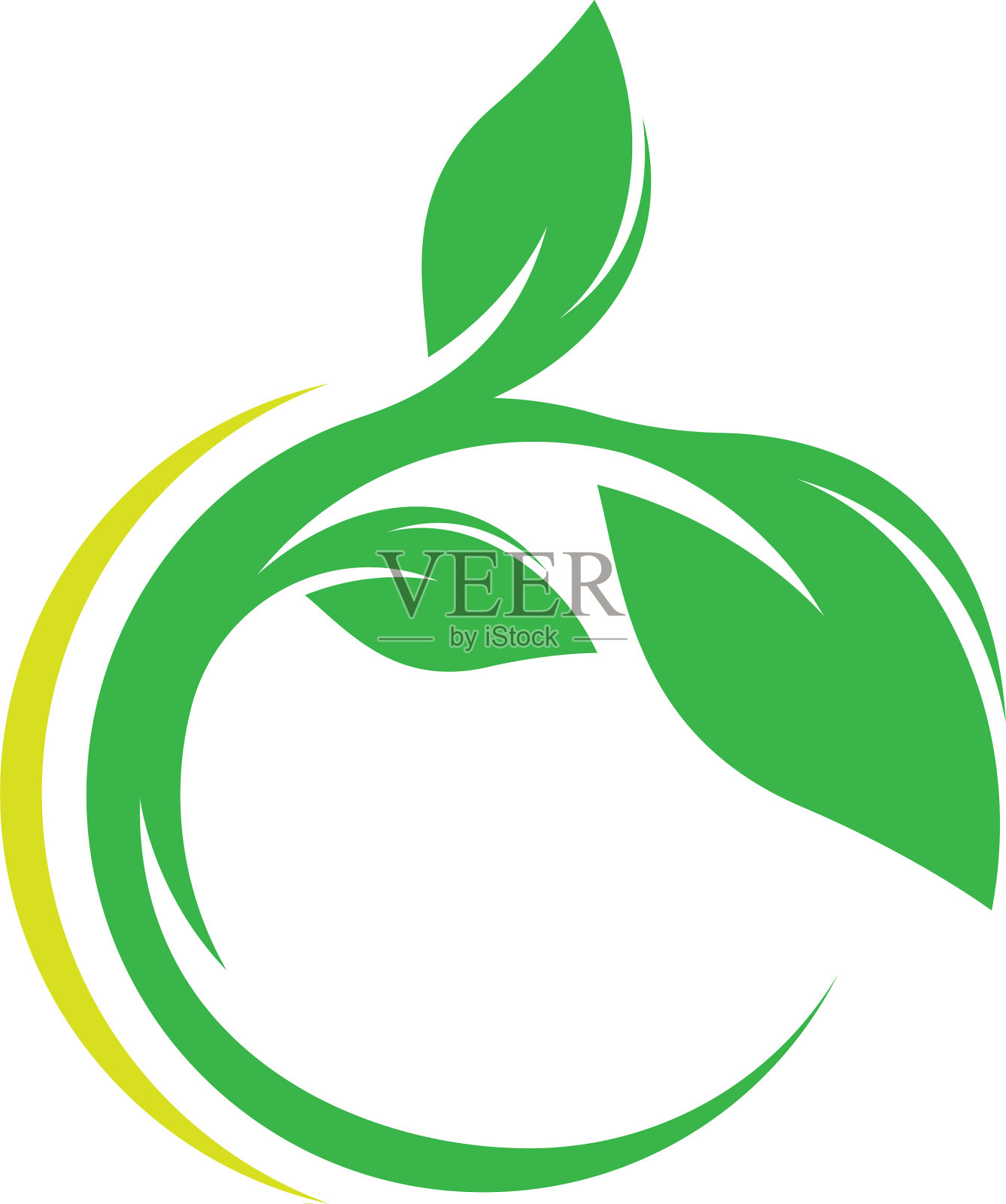 叶子象征图标设计元素图片