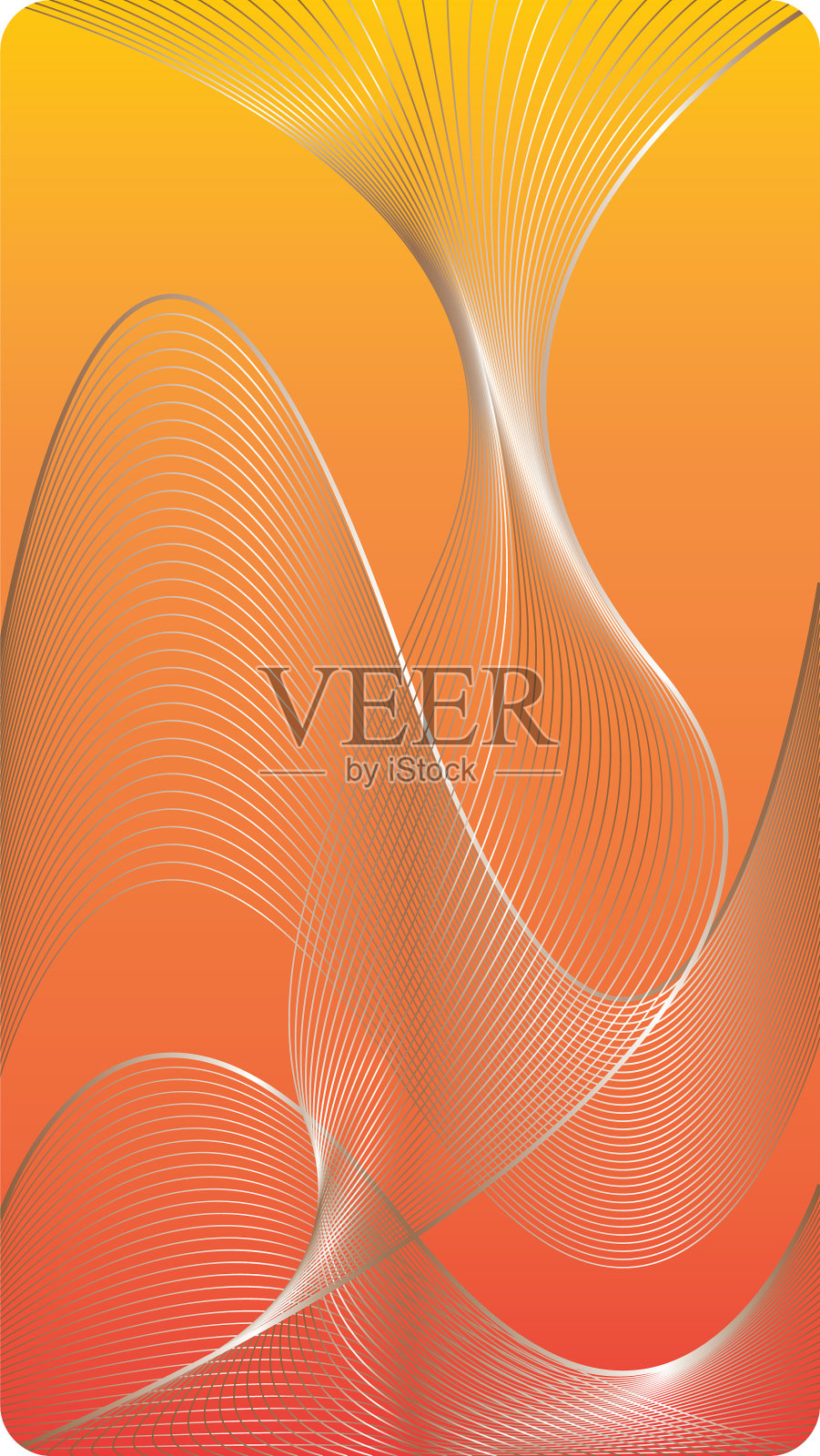 抽象的线性彩色背景插画图片素材