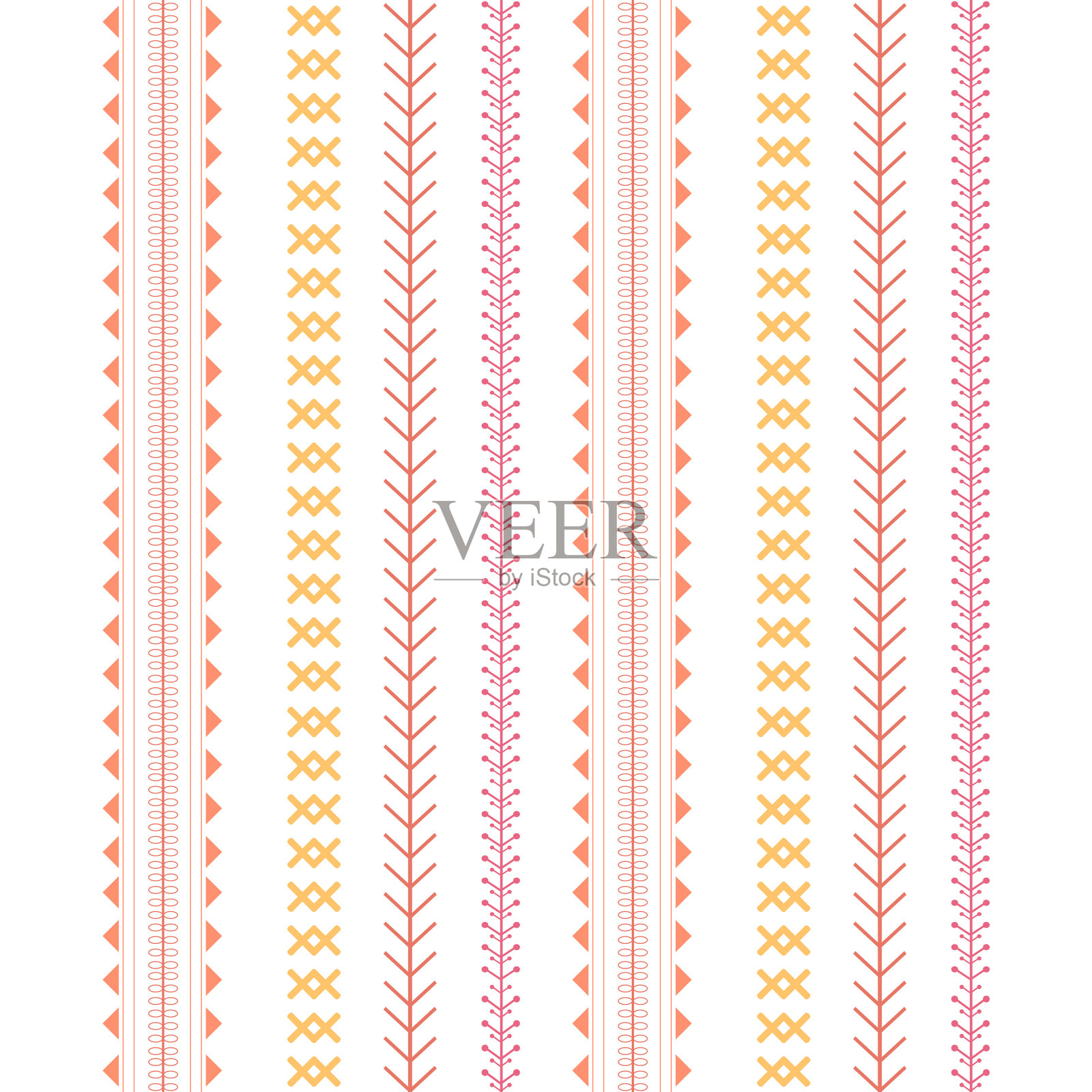 设计刺绣美丽的墙壁家居装饰插画图片素材