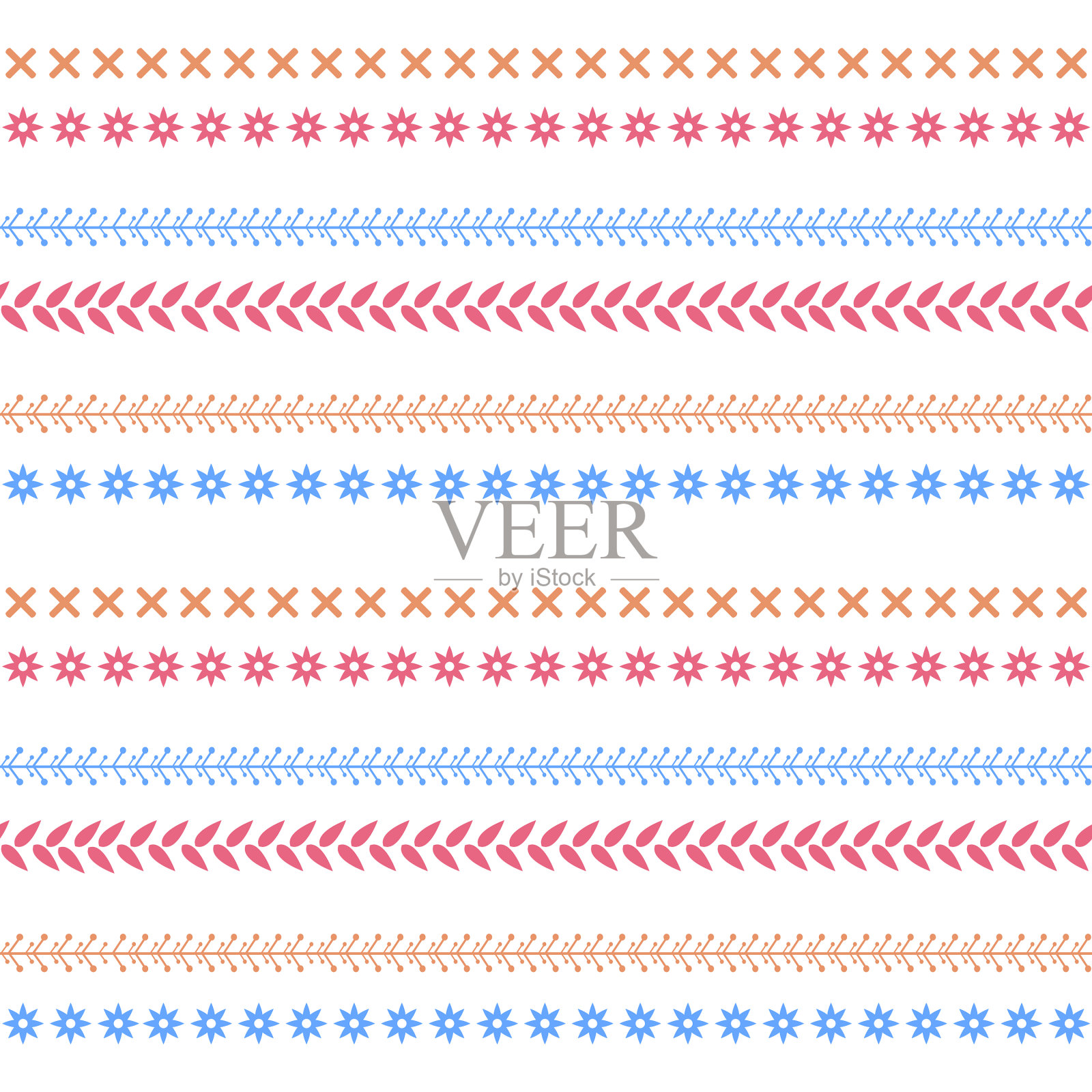 设计精美的刺绣图案为咖啡墙插画图片素材