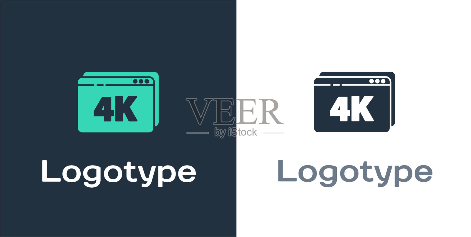Logotype在线播放视频4k超高清视频图标素材