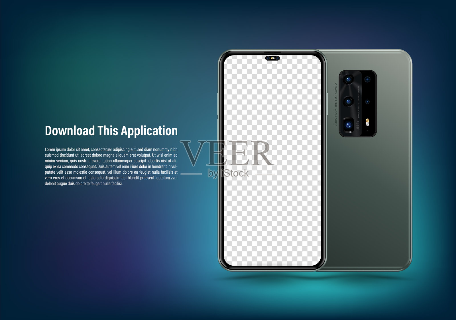 智能手机模型插画图片素材