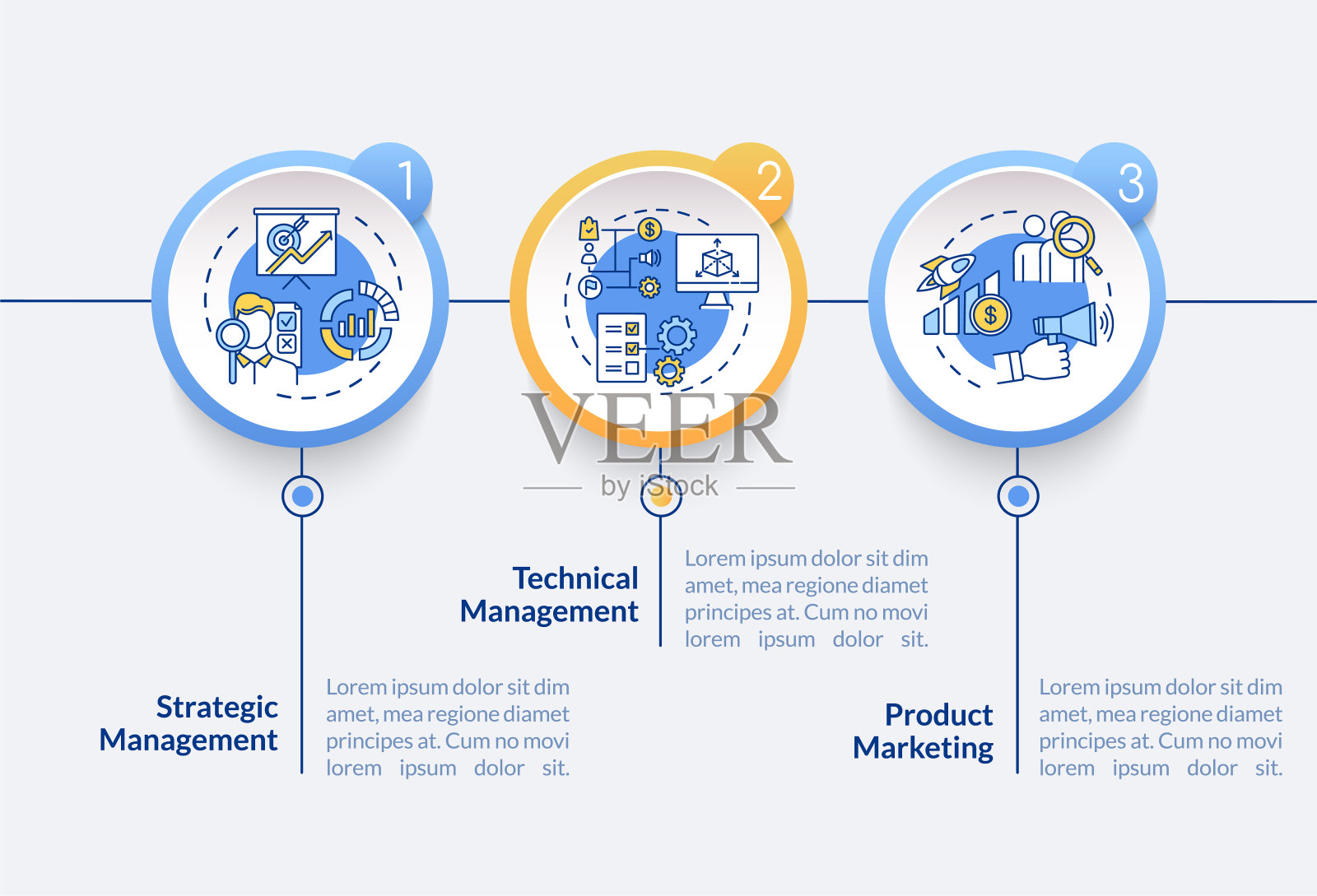 管理类型矢量信息图模板设计模板素材