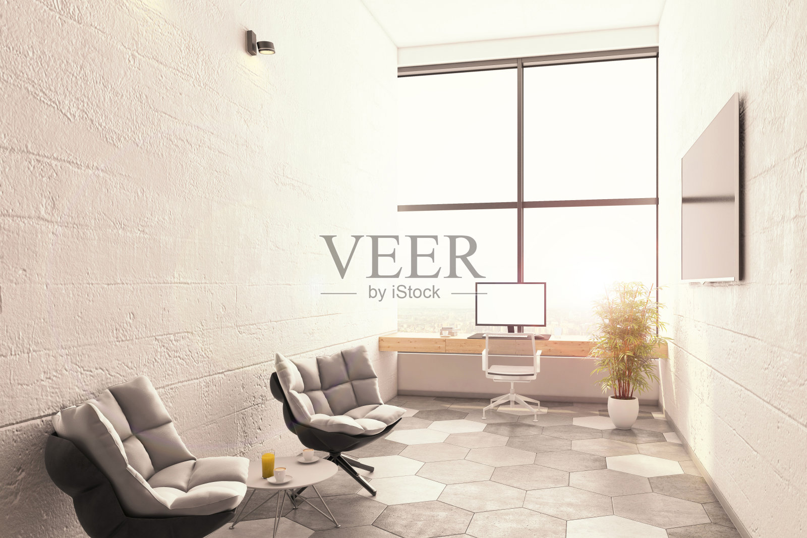 现代办公室内部照片摄影图片