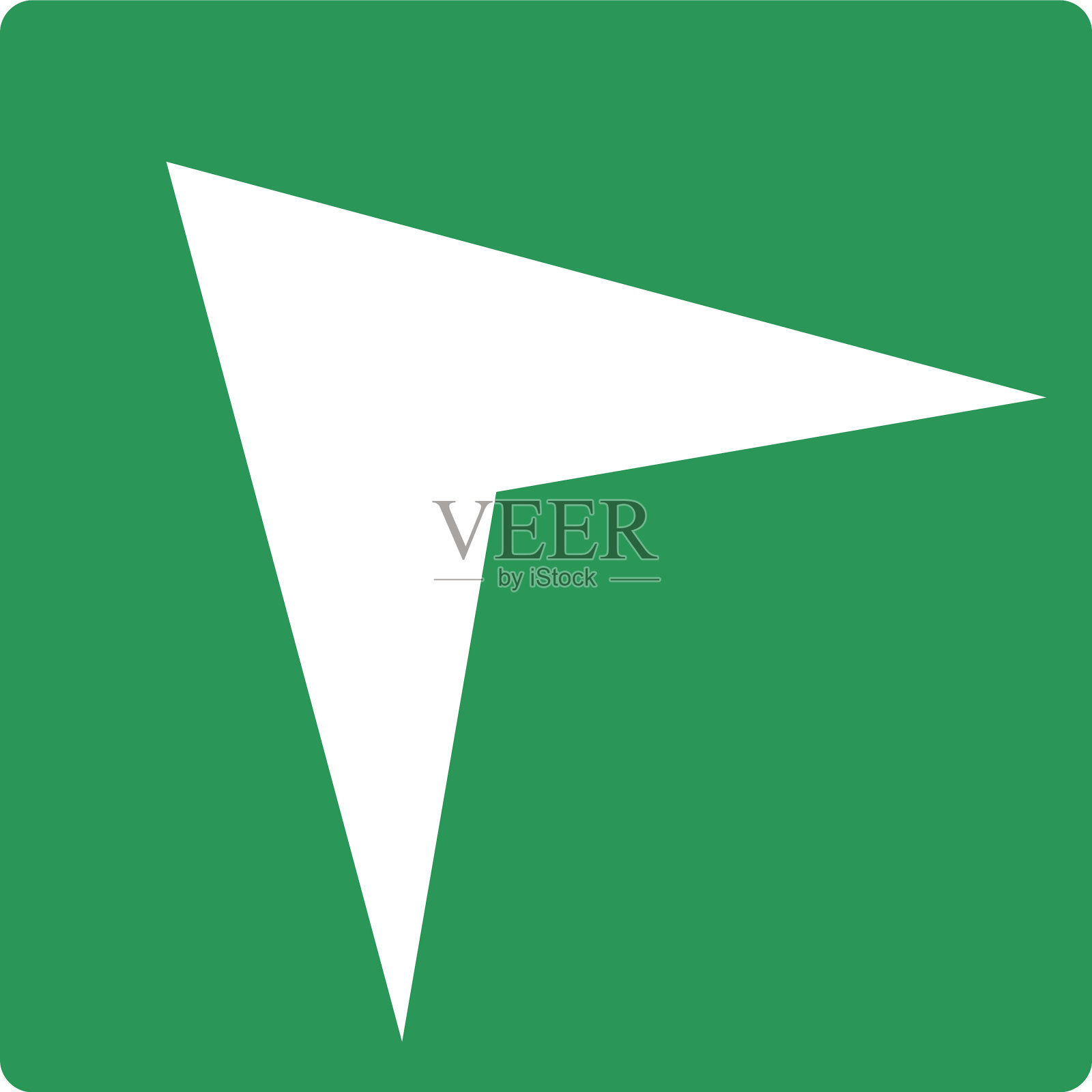 指针箭头在现代平面风格箭头按钮插画图片素材