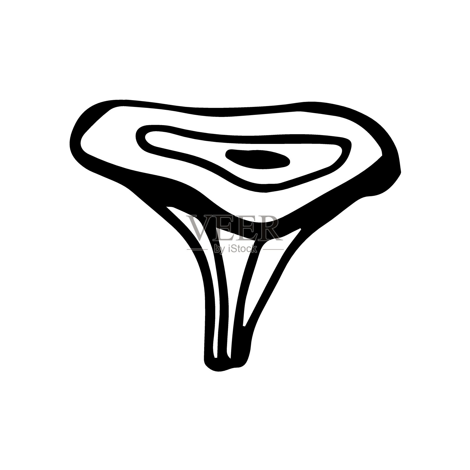 手绘的秋季涂鸦蘑菇插画图片素材