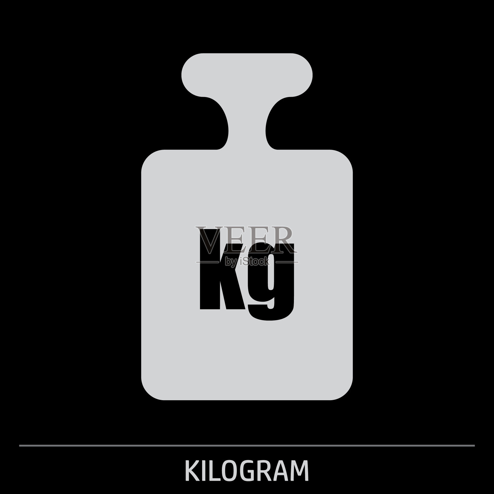 体重公斤图标插画图片素材