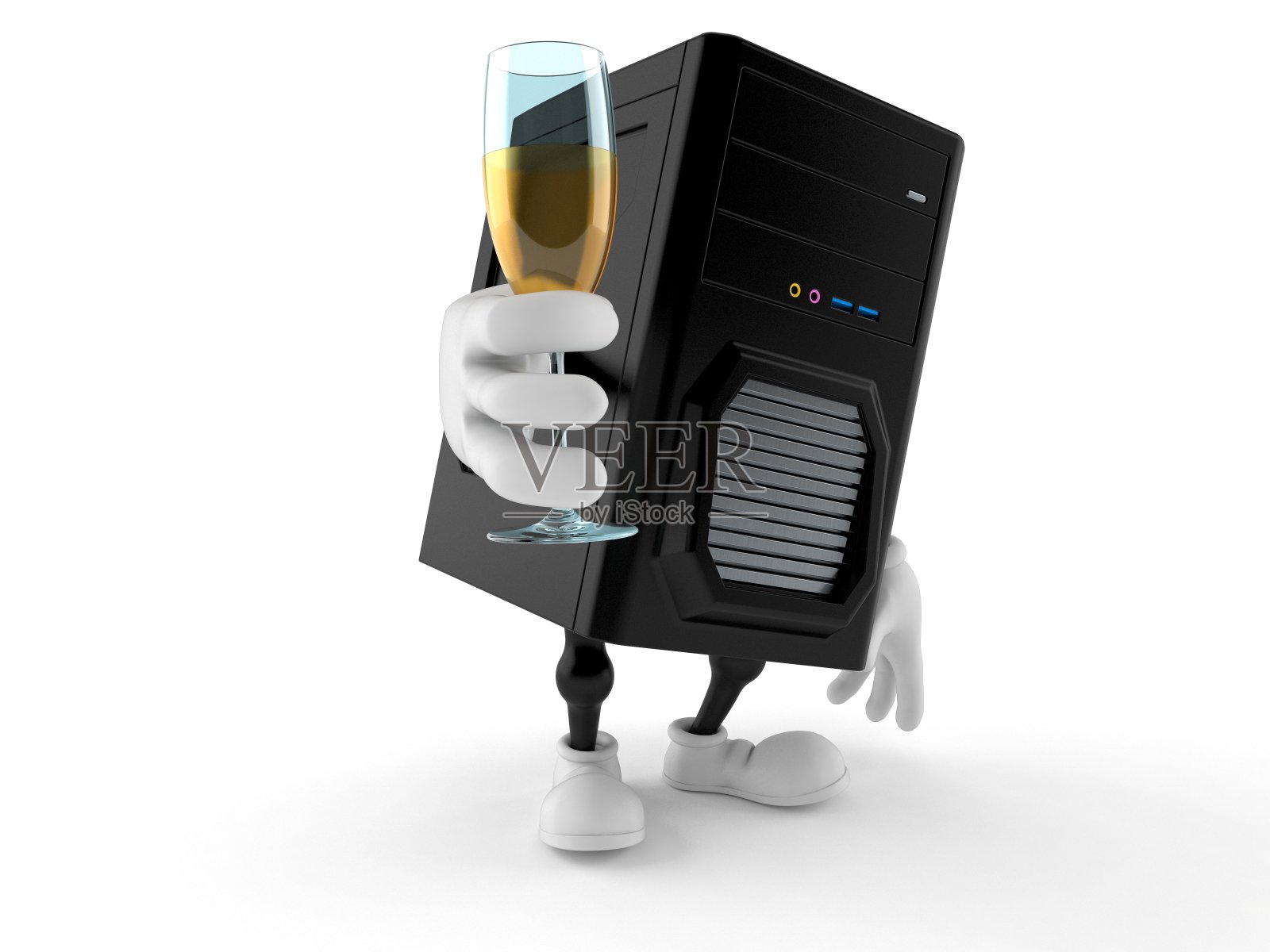 电脑字符敬酒照片摄影图片