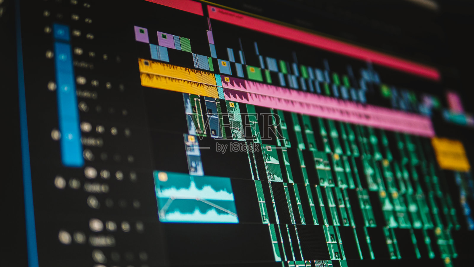 视频编辑过程照片摄影图片