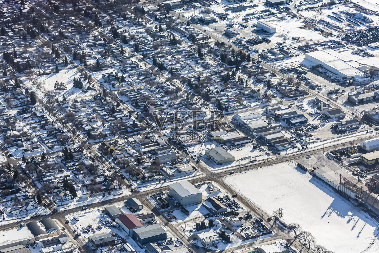 萨斯卡通的Riversdale社区照片摄影图片