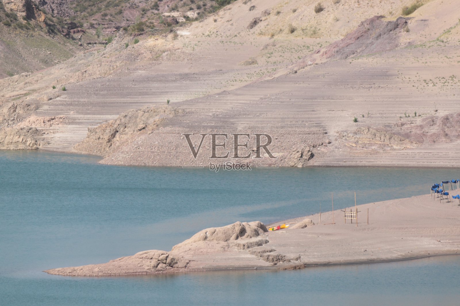 景观有落基山脉和奥尔河，在奥尔峡谷，大型山谷大坝照片摄影图片