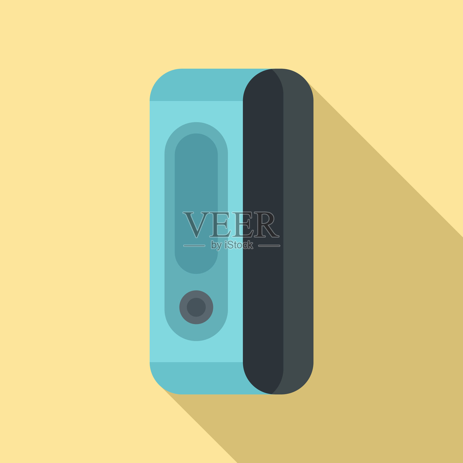 运动手链图标平风格插画图片素材