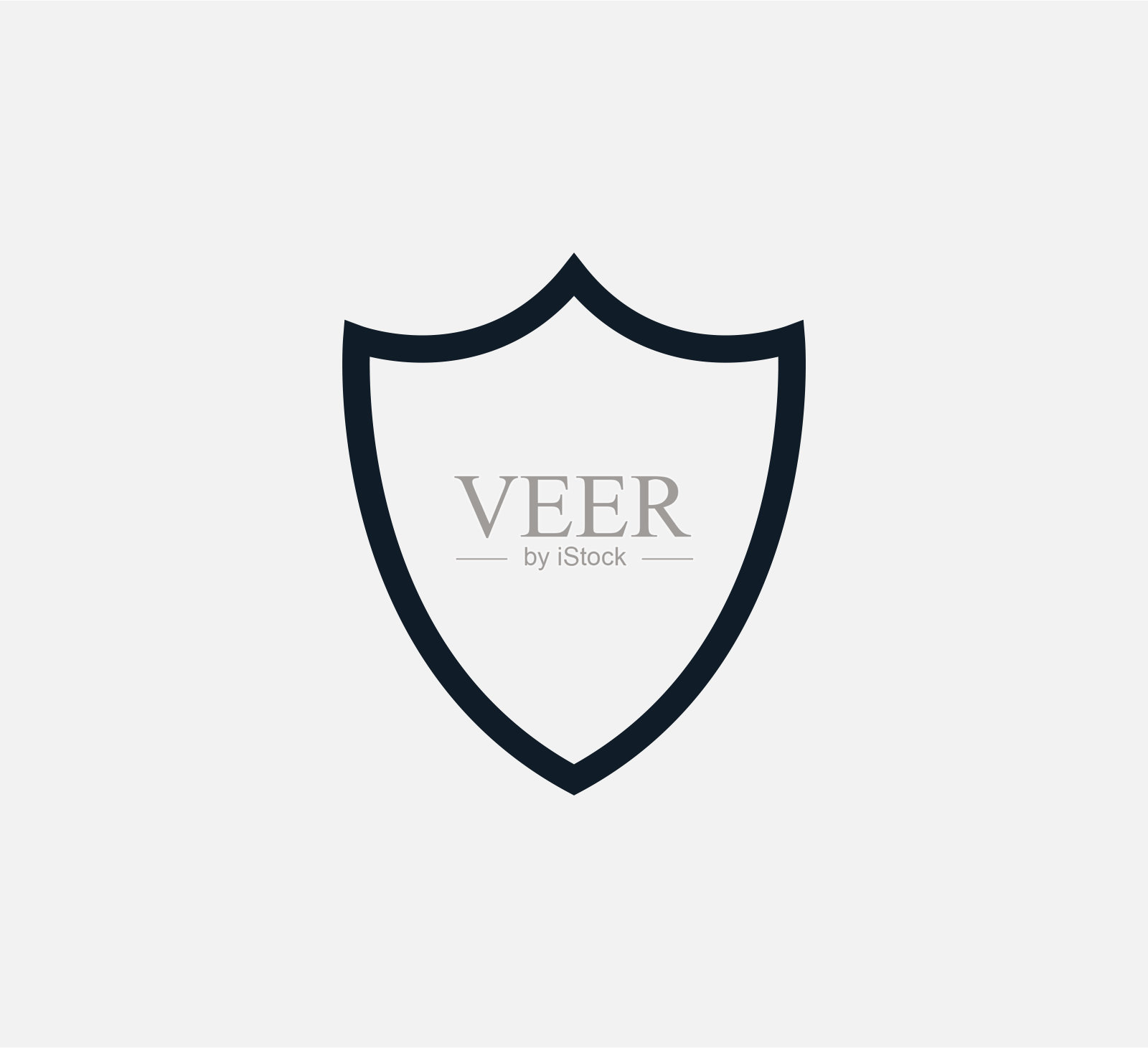 盾图标矢量标志设计模板插画图片素材