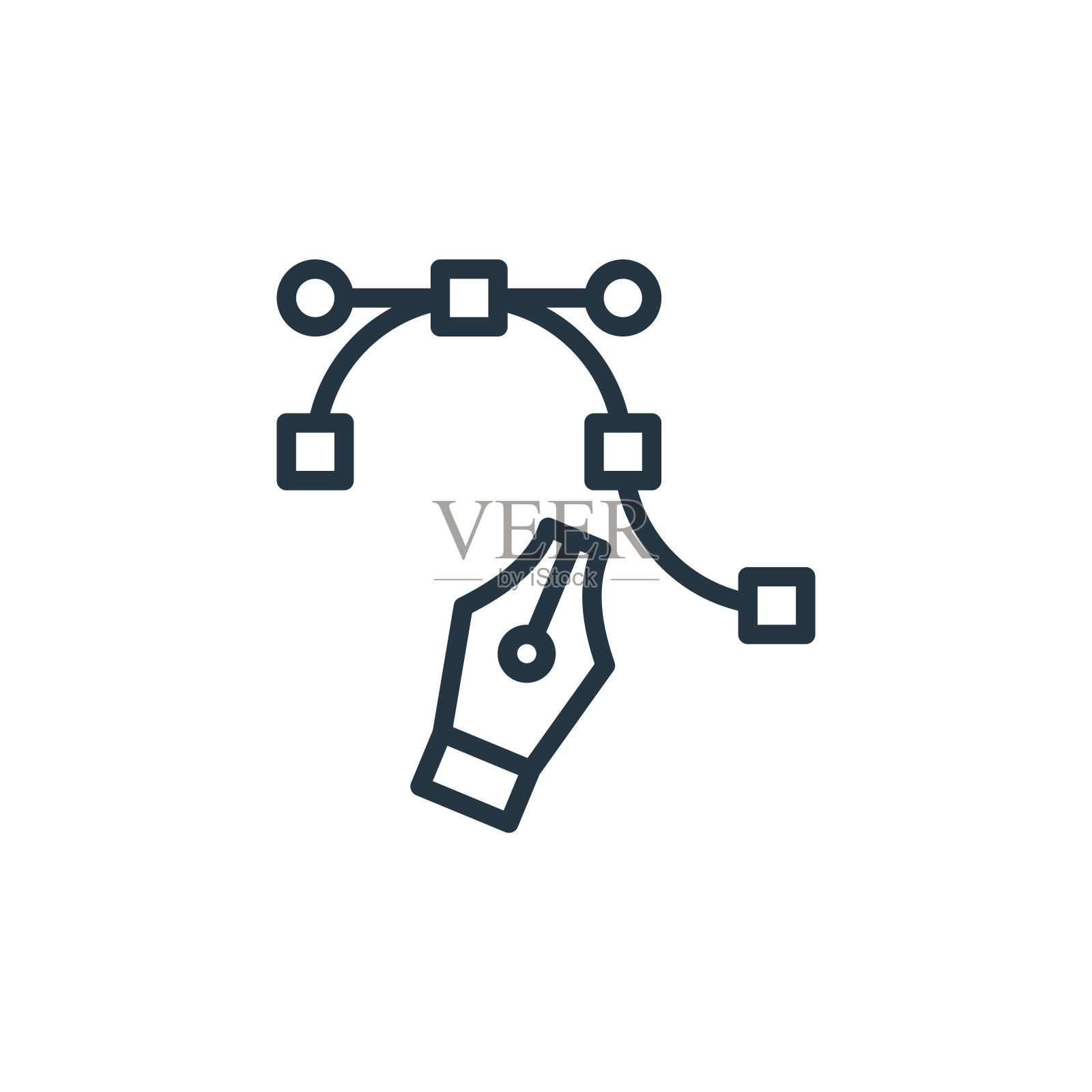 矢量矢量图标孤立在白色背景。轮廓，细线矢量图标，用于网站设计和移动，应用程序开发。细线矢量轮廓图标矢量插图。插画图片素材