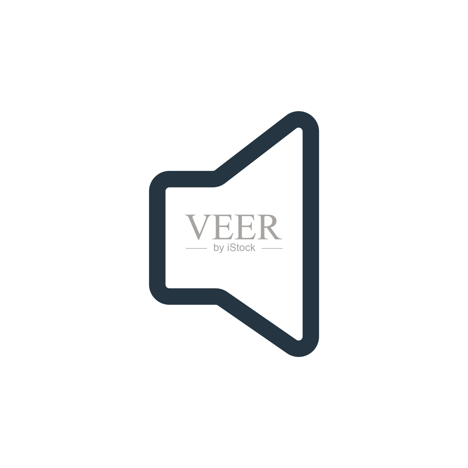 音量矢量图标隔离在白色背景。轮廓，细线体积图标用于网站设计和移动，应用程序开发。细线体积轮廓图标矢量插图。插画图片素材