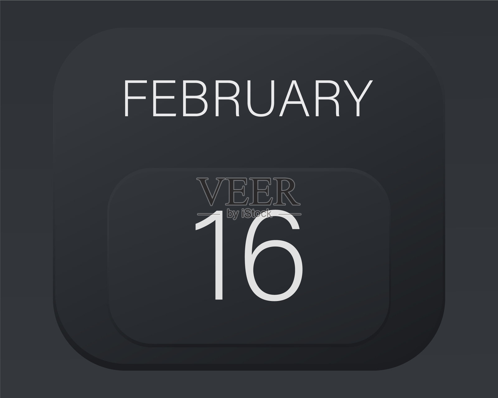 设计日历2021年在时尚的黑色风格设计模板素材