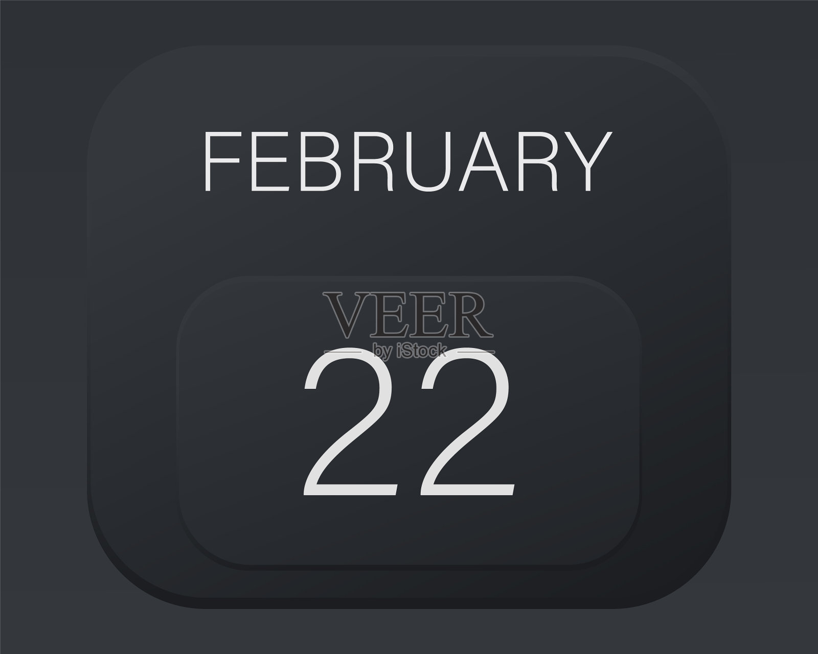 设计日历2021年在时尚的黑色风格设计模板素材