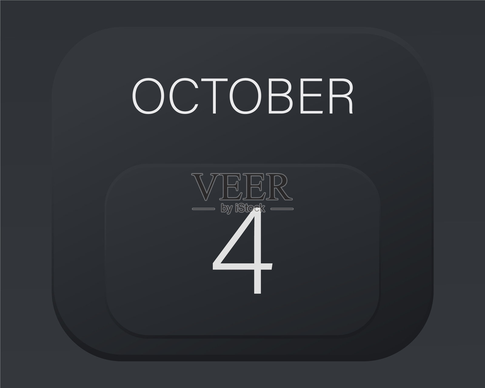 设计日历2021年在时尚的黑色风格插画图片素材