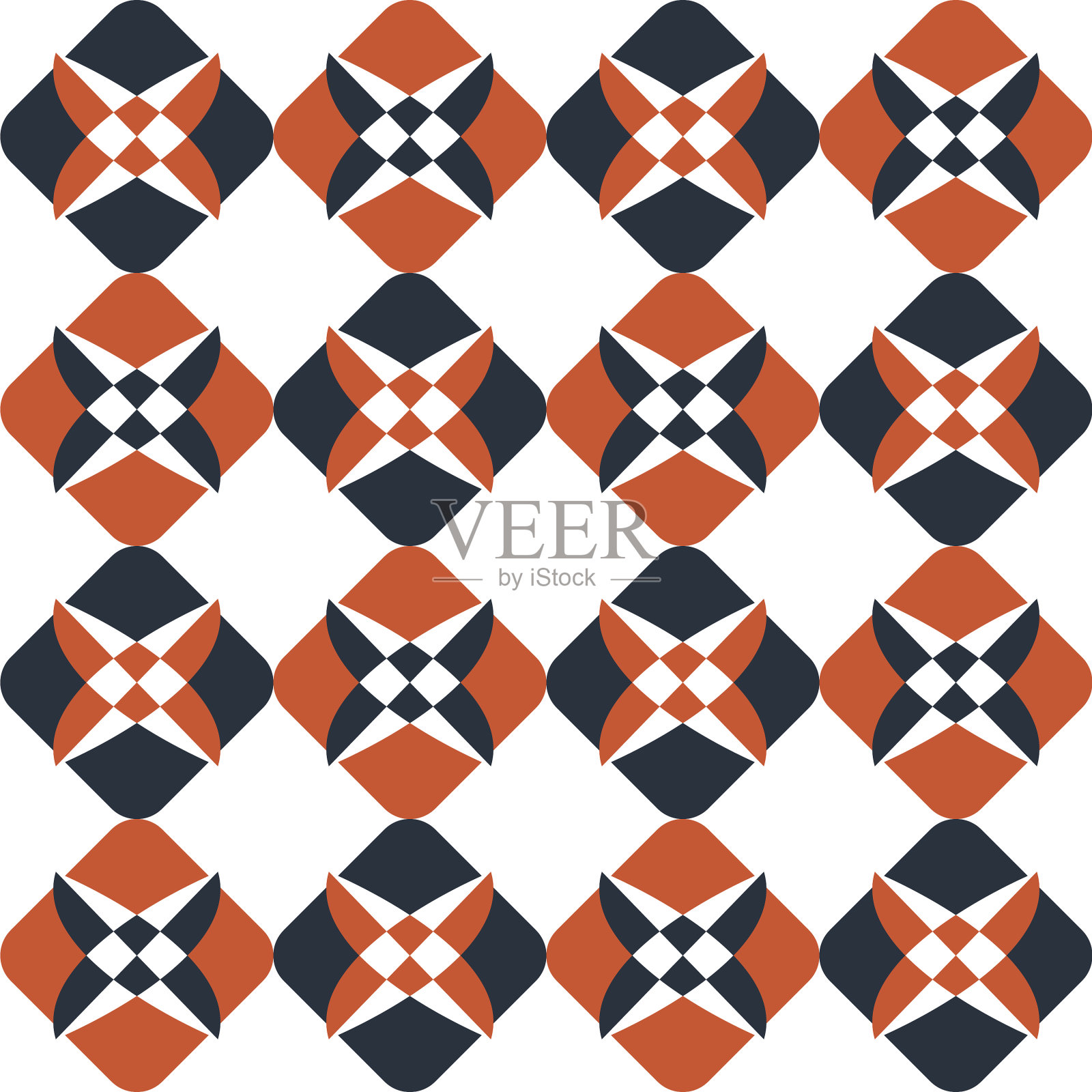 用于设计的无缝装饰边框元素插画图片素材