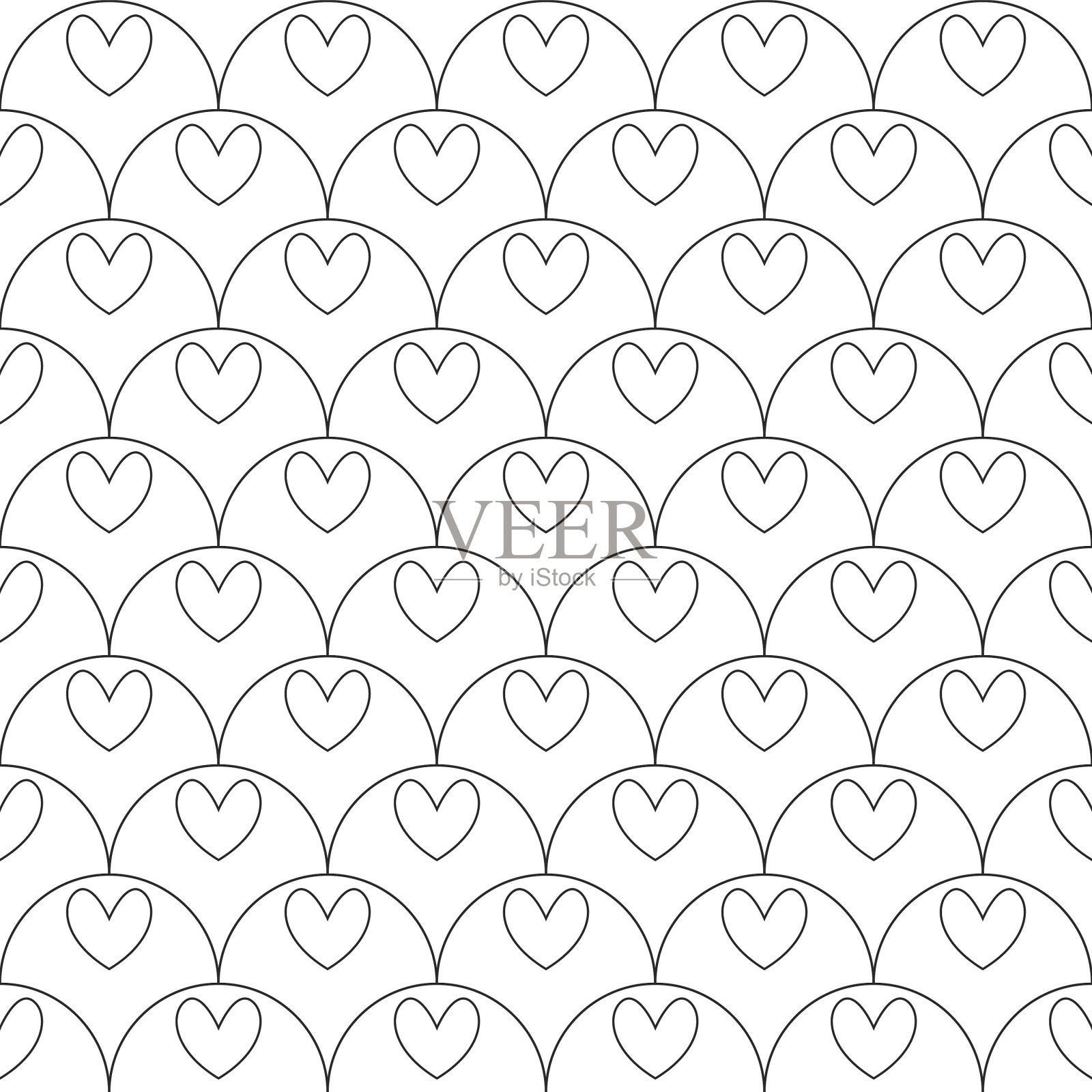 简单装饰无缝图案用于陶瓷插画图片素材