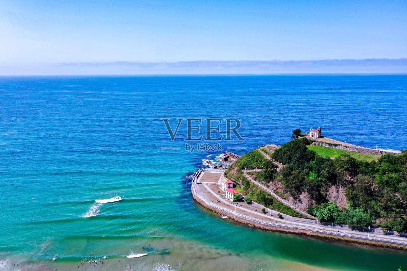 航拍视角下的照片摄影图片