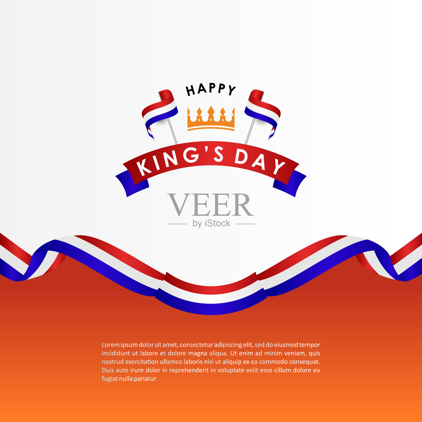 国王日设计模板插画图片素材