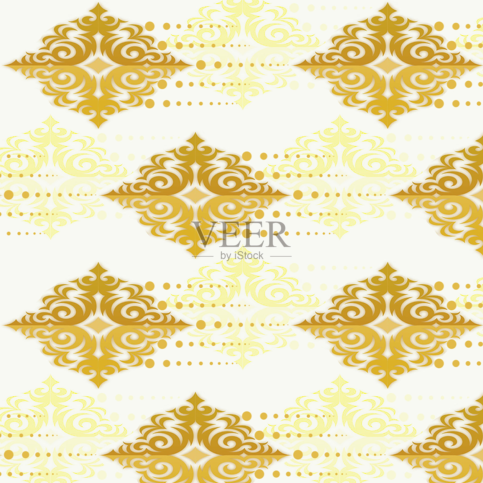 纺织品印花图案插画图片素材