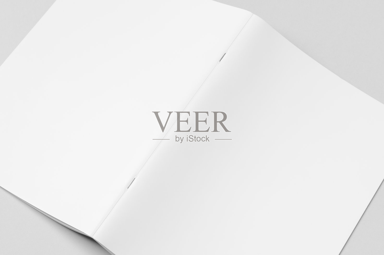 A4肖像杂志，目录模型，马鞍缝。照片摄影图片