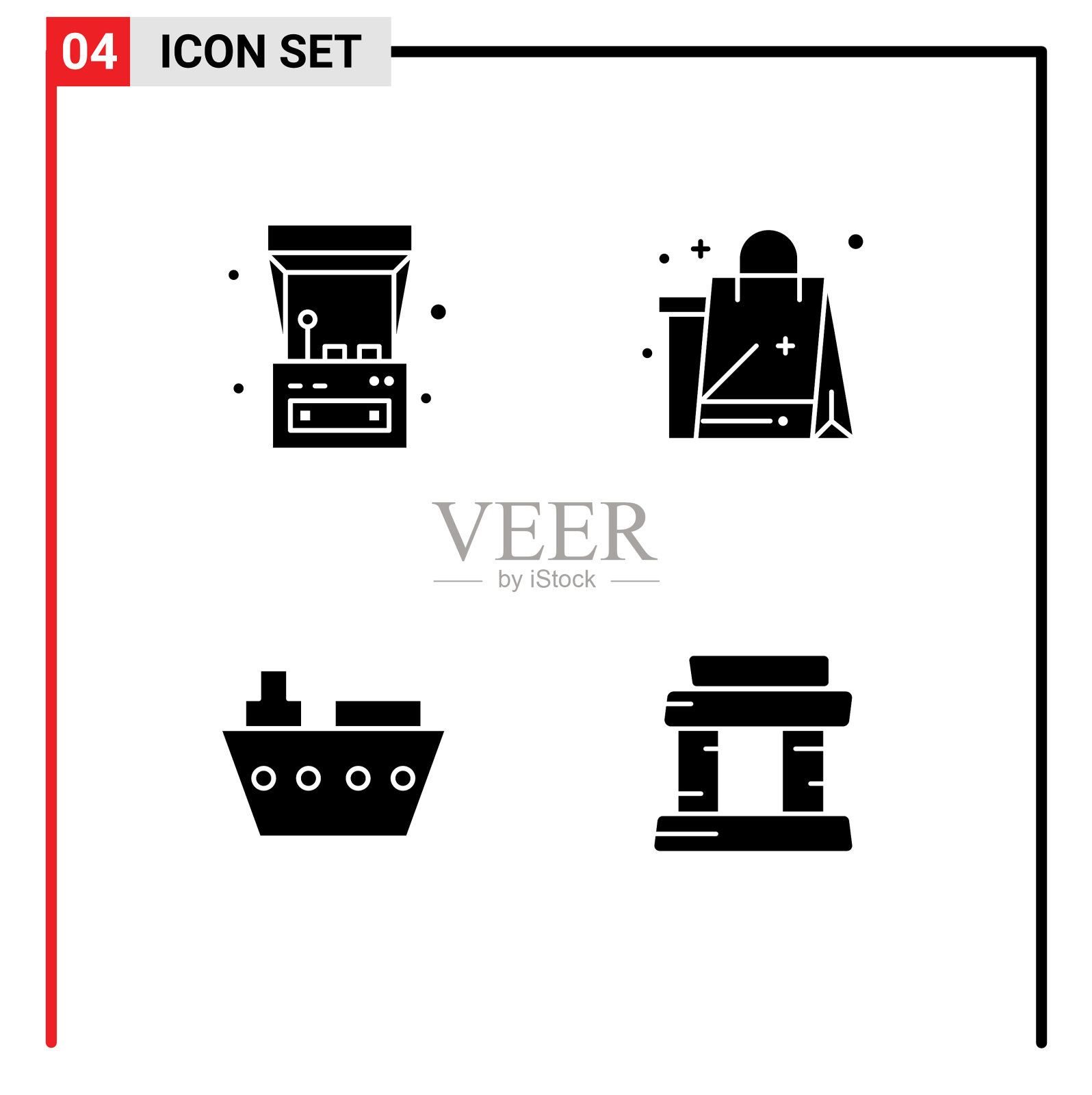 包4创意实体雕文街机插画图片素材