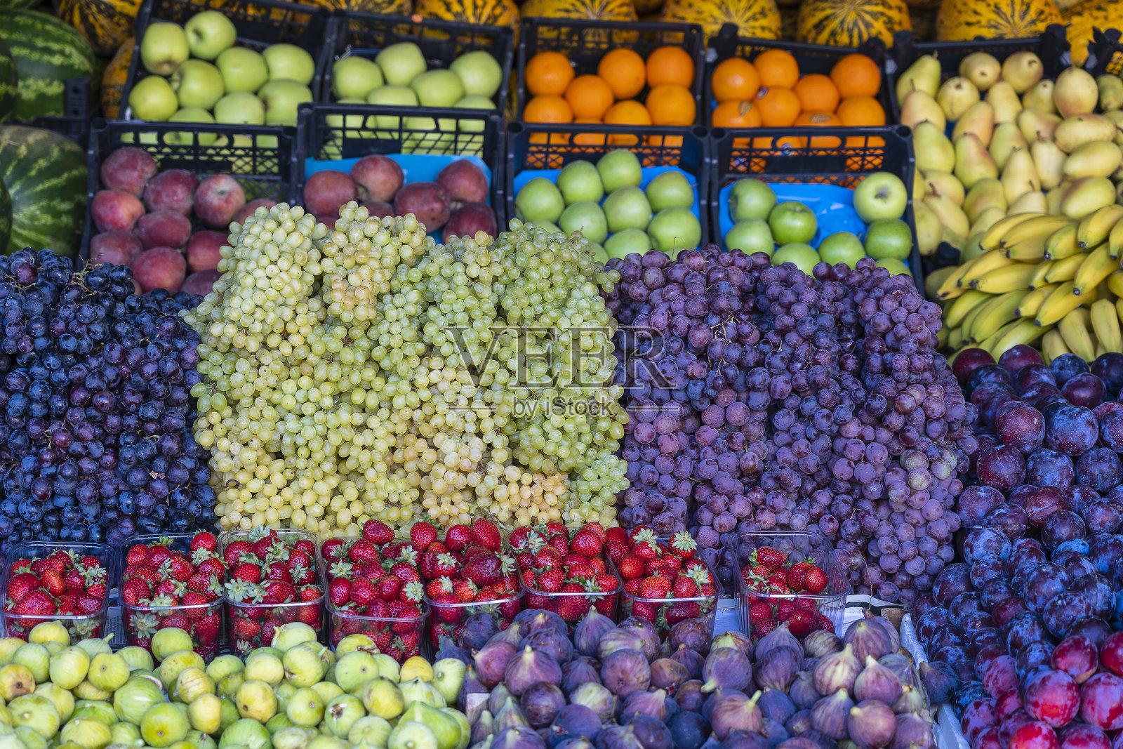 土耳其博德鲁姆农贸市场的有机水果照片摄影图片