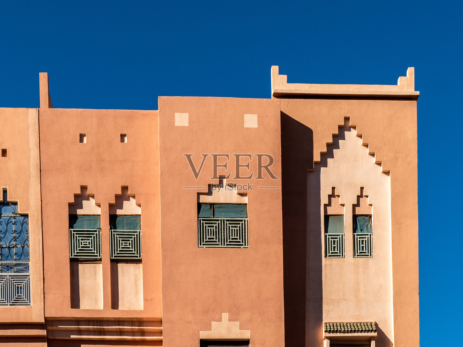 摩洛哥的建筑装饰照片摄影图片