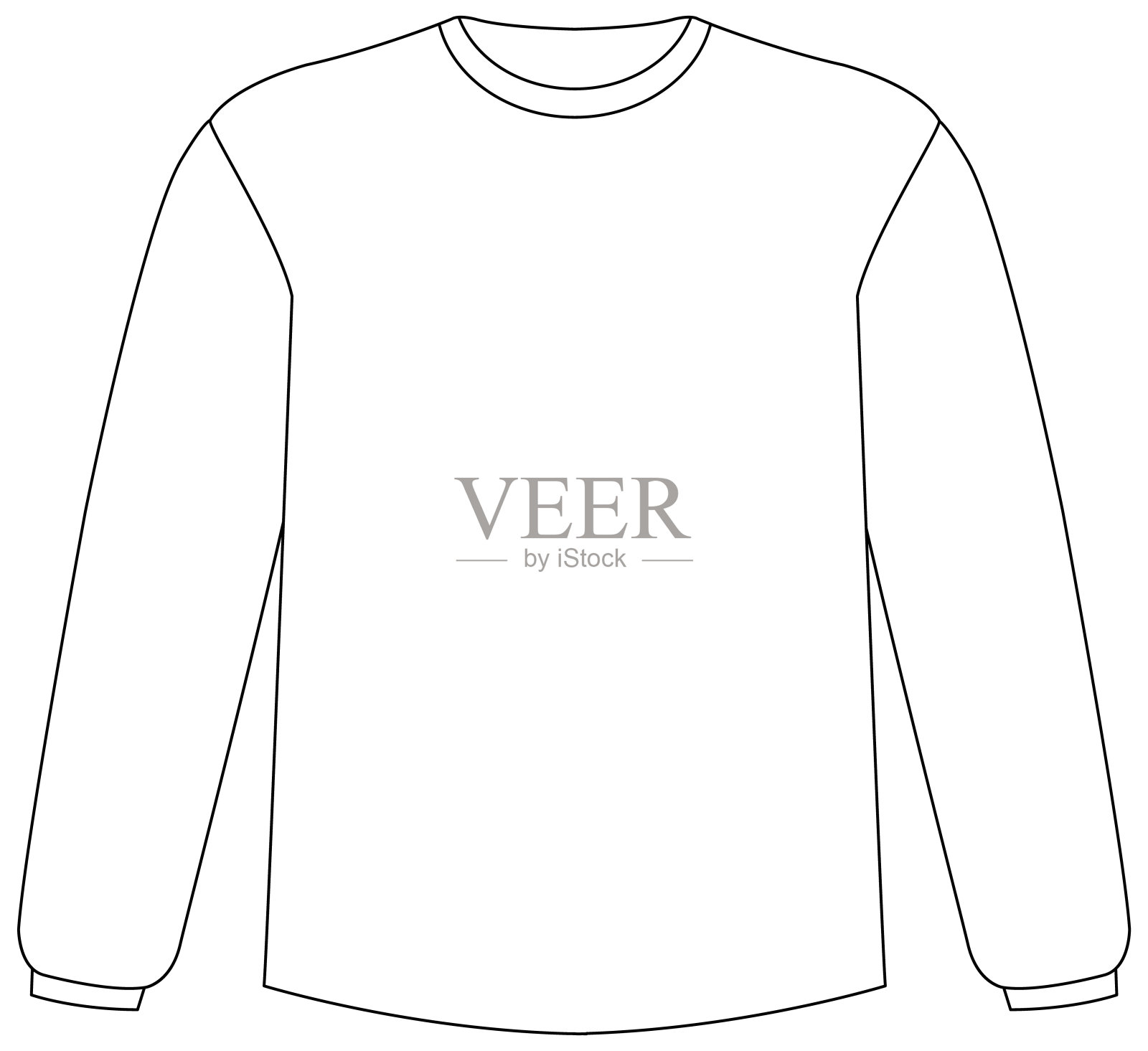 白色背景上孤立的跳线者插画图片素材